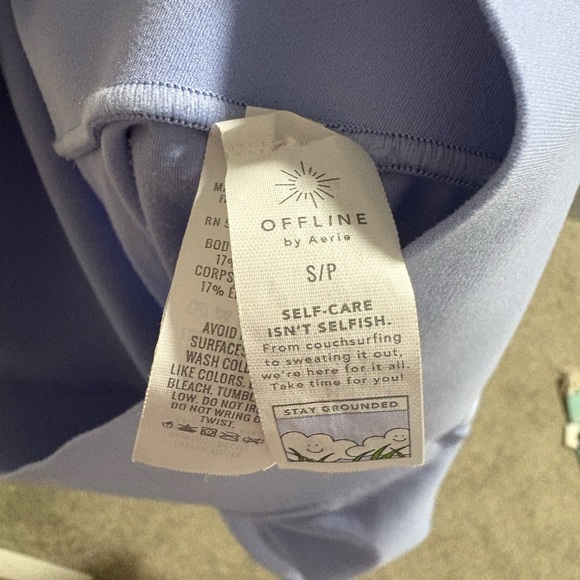 OFFLINE By Aerie The Hugger High Waisted Legging in Ocean Sky Size Small - Picture 6 of 9